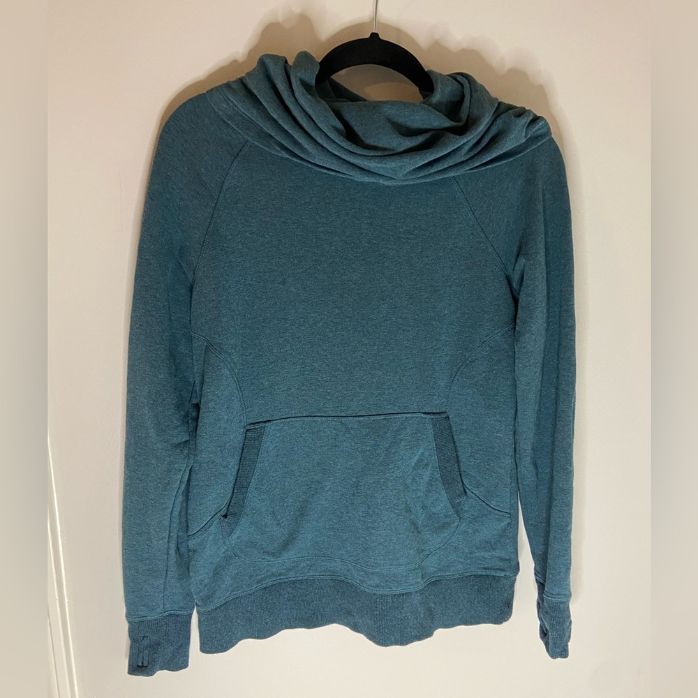 L.L. Bean Womense Blue Cowlneck sweater